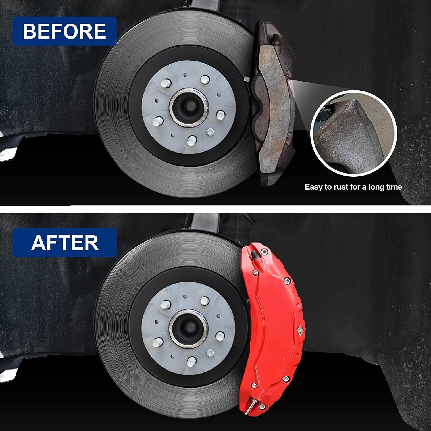 TESERY 18" /19" Caliper Covers for Tesla Model 3 / Model 3 Highland