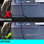 3D Metal Rear Trunk Sticker Emblem Sticker for Tesla Model 3/Y/S/X