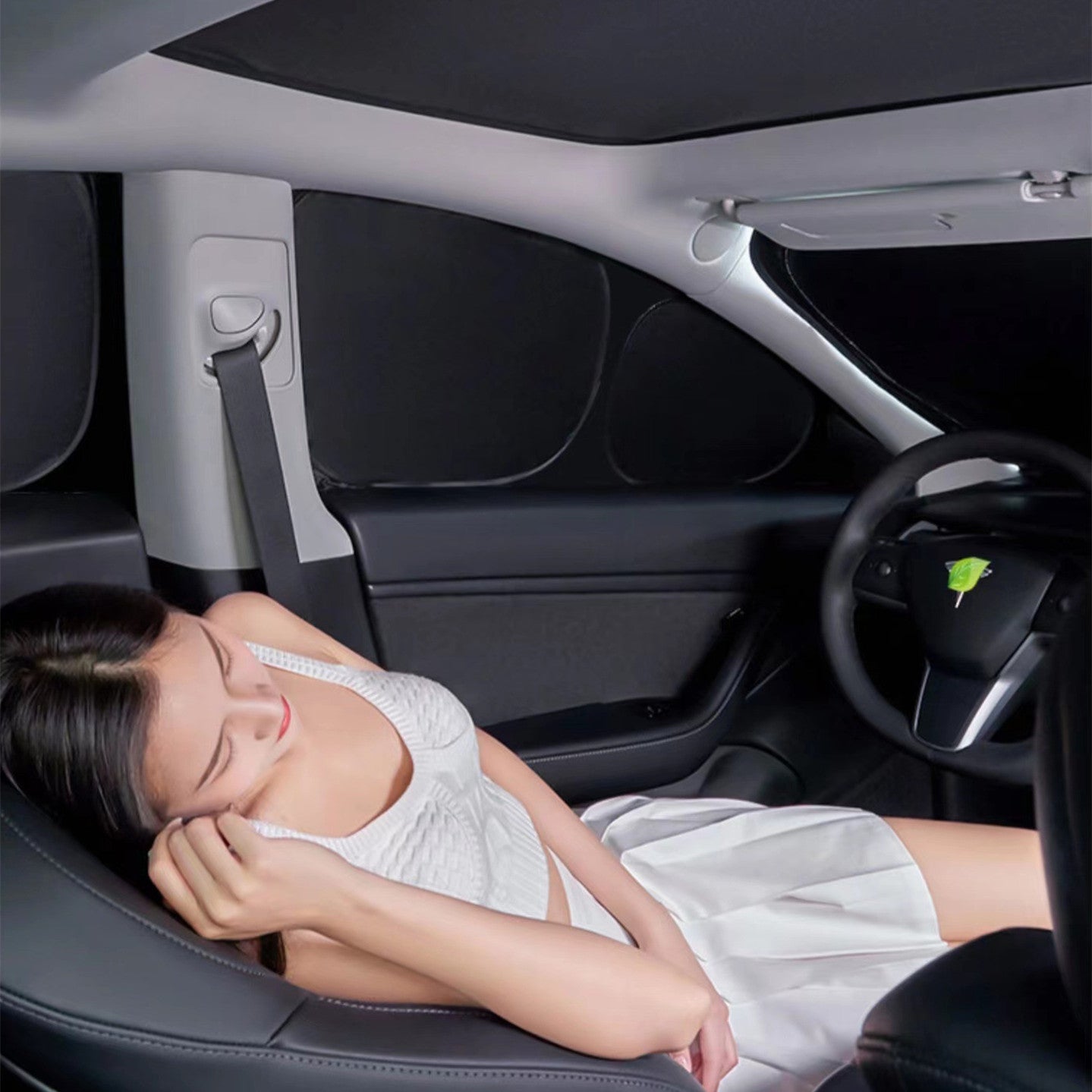 7Pcs Set Side Window Shade for Tesla Model 3