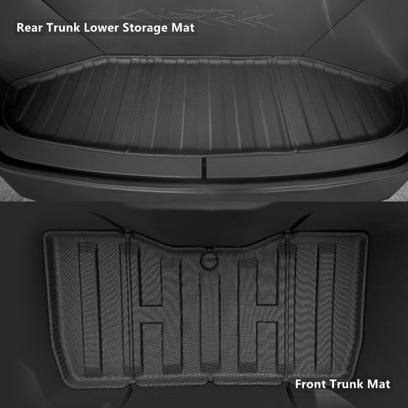 All Weather Front Rear Trunk Mats for Cybertruck