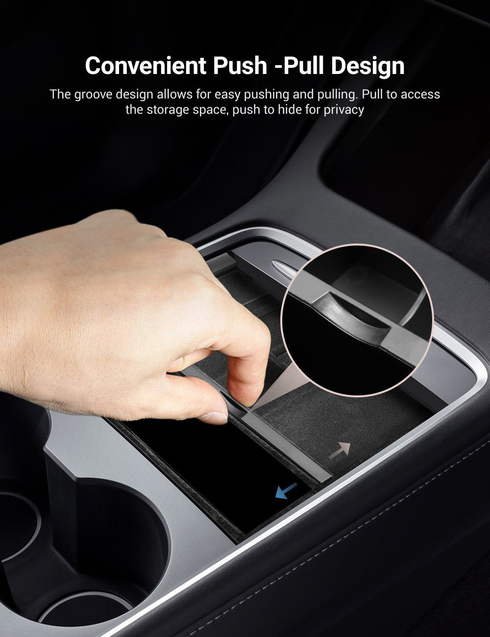 Center Console Tray for Tesla Model 3 & Model Y