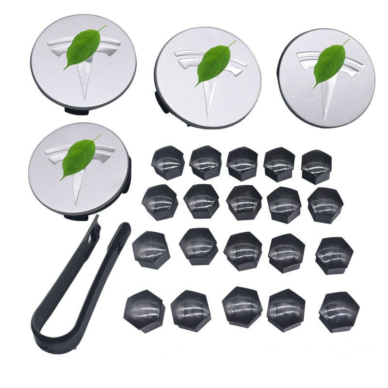 Center Wheel Center Cap Kit With Puller for Tesla Model 3/Y/S/X