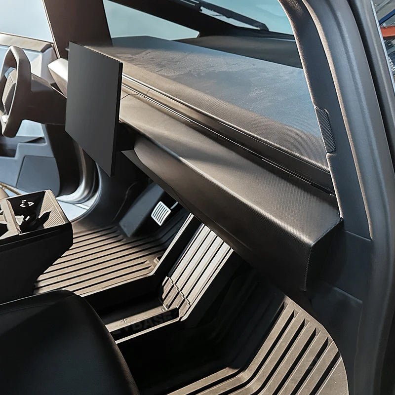 Dashboard Cover Real Carbon Fiber Trim Panel Protection for Cybertruck (2 PCS)