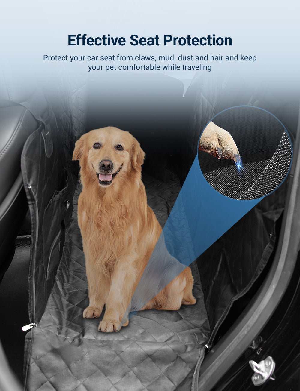 Dog Seat Cover for Tesla Model 3/Y/S/X/Cybertruck