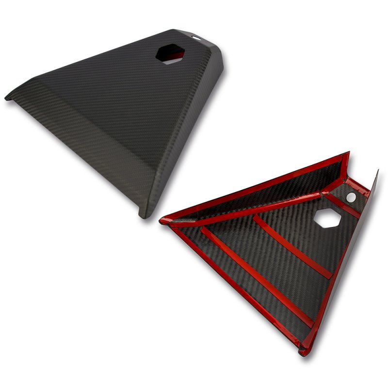 Dry Carbon Fiber Warning Light Cover for Cybertruck