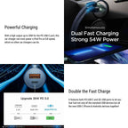 Fast USB Car Charger Adapter for Tesla