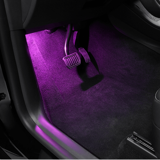 Footwell LED Lights for Tesla Model 3/Y/S/X (4PCS)