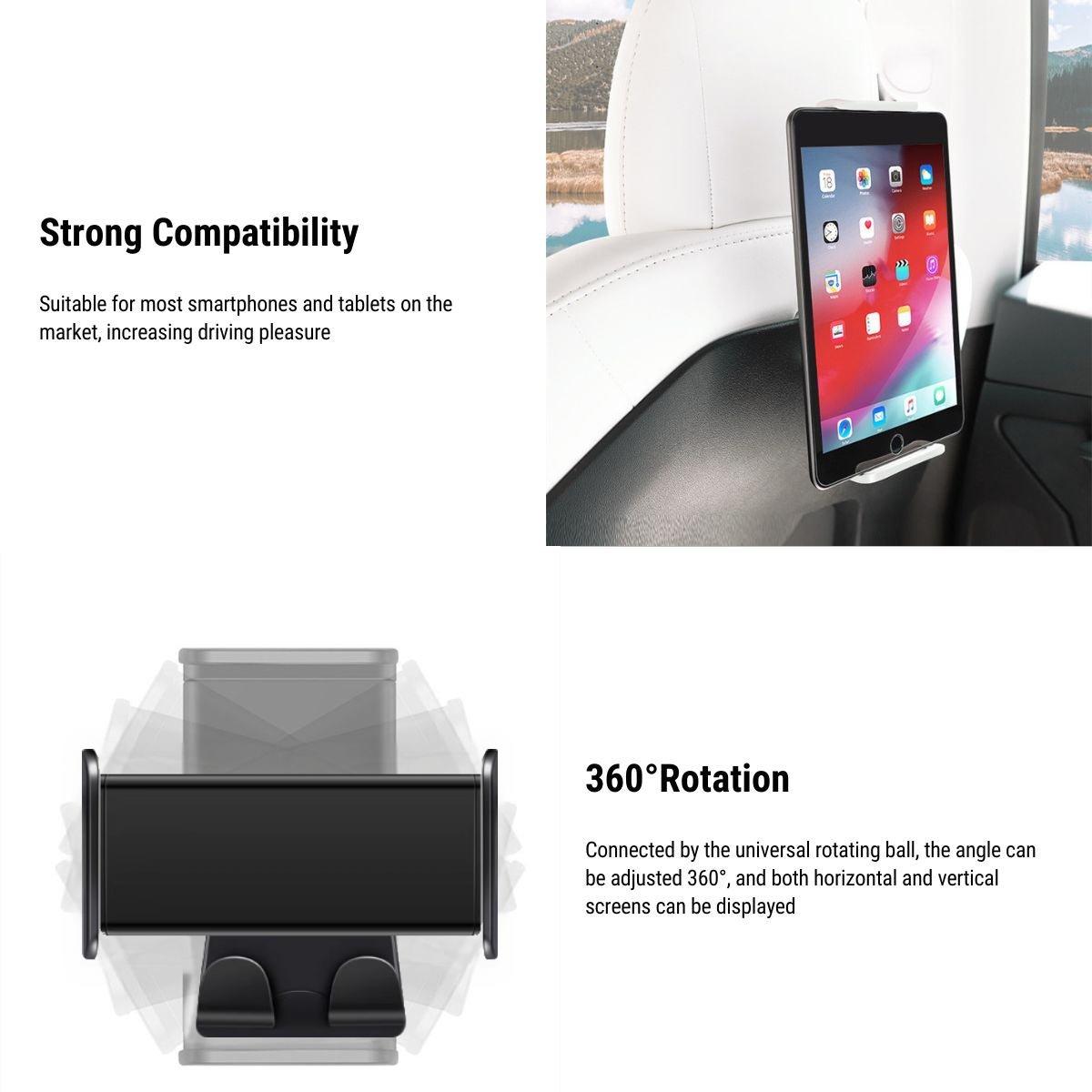 Headrest Ipad Phone Mount for Tesla Model 3 & Model Y