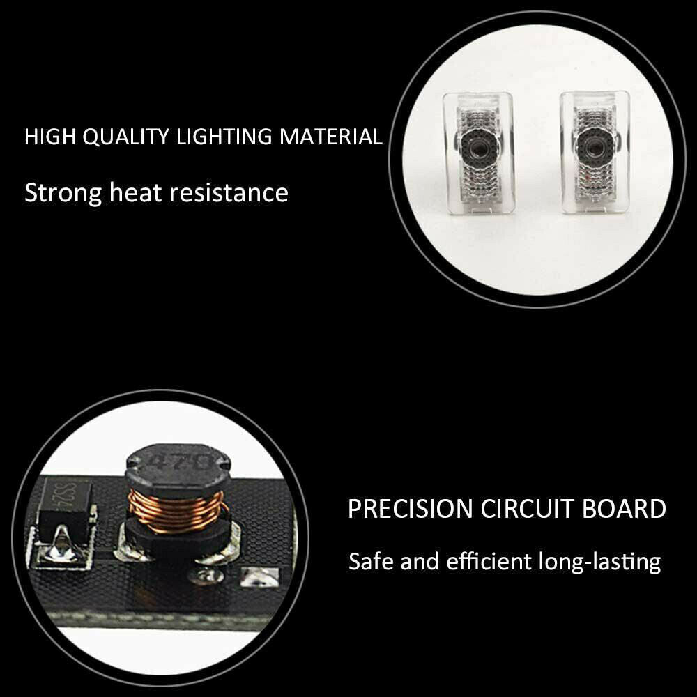 LED Logo Tesla Puddle Lights for Model 3 / Y / S / X