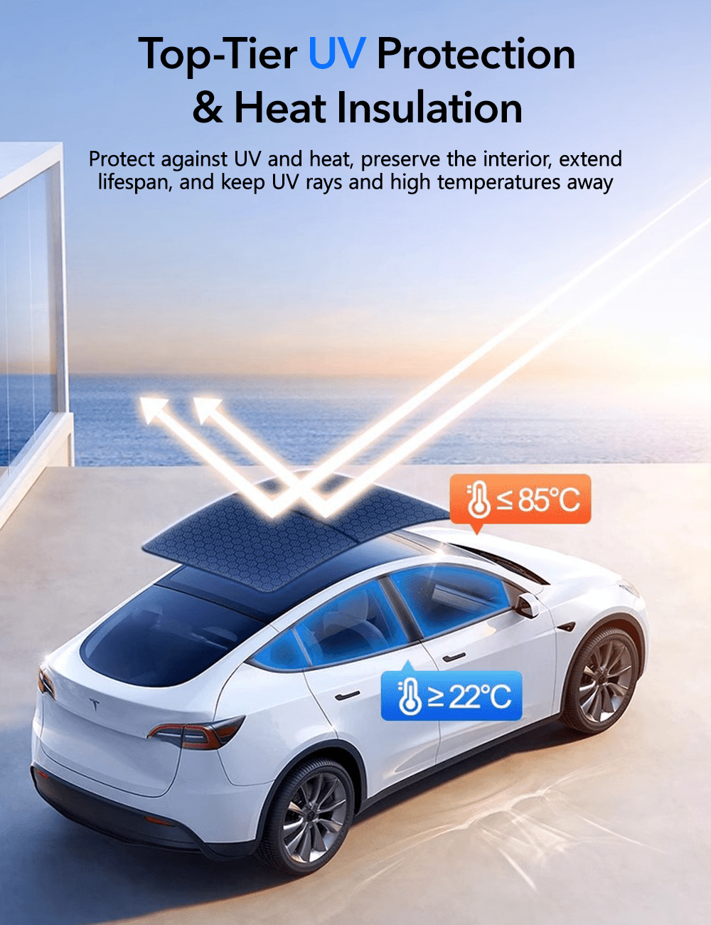 Roof Shade for Tesla Model Y