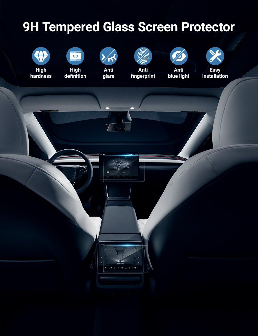 Screen Protector for Tesla Model 3 Highland / Model Y Juniper