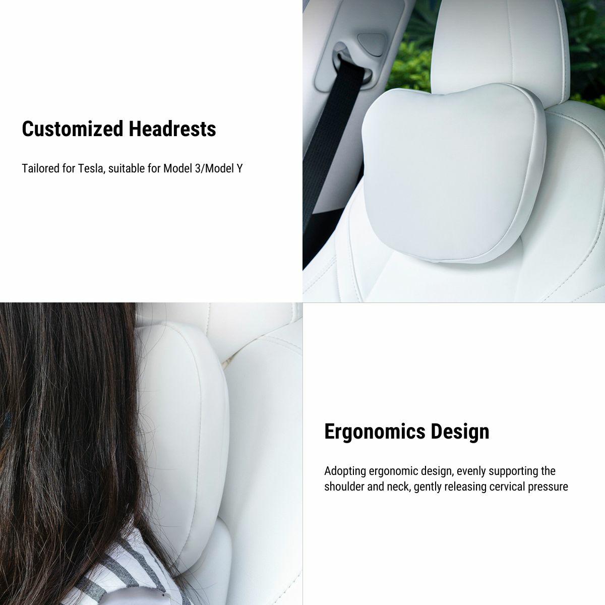 Seat Headrests for Tesla Model Y & Model 3