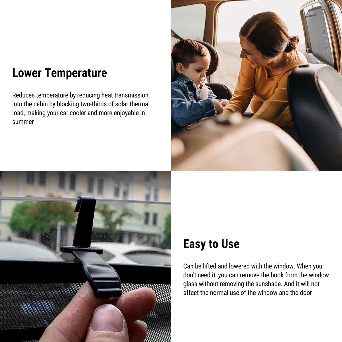 Side Window Shade for Tesla Model 3