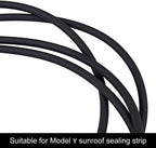 Sunroof Rubber Seal Wind Noise Reduction Kit for Tesla Model Y 2020-ON