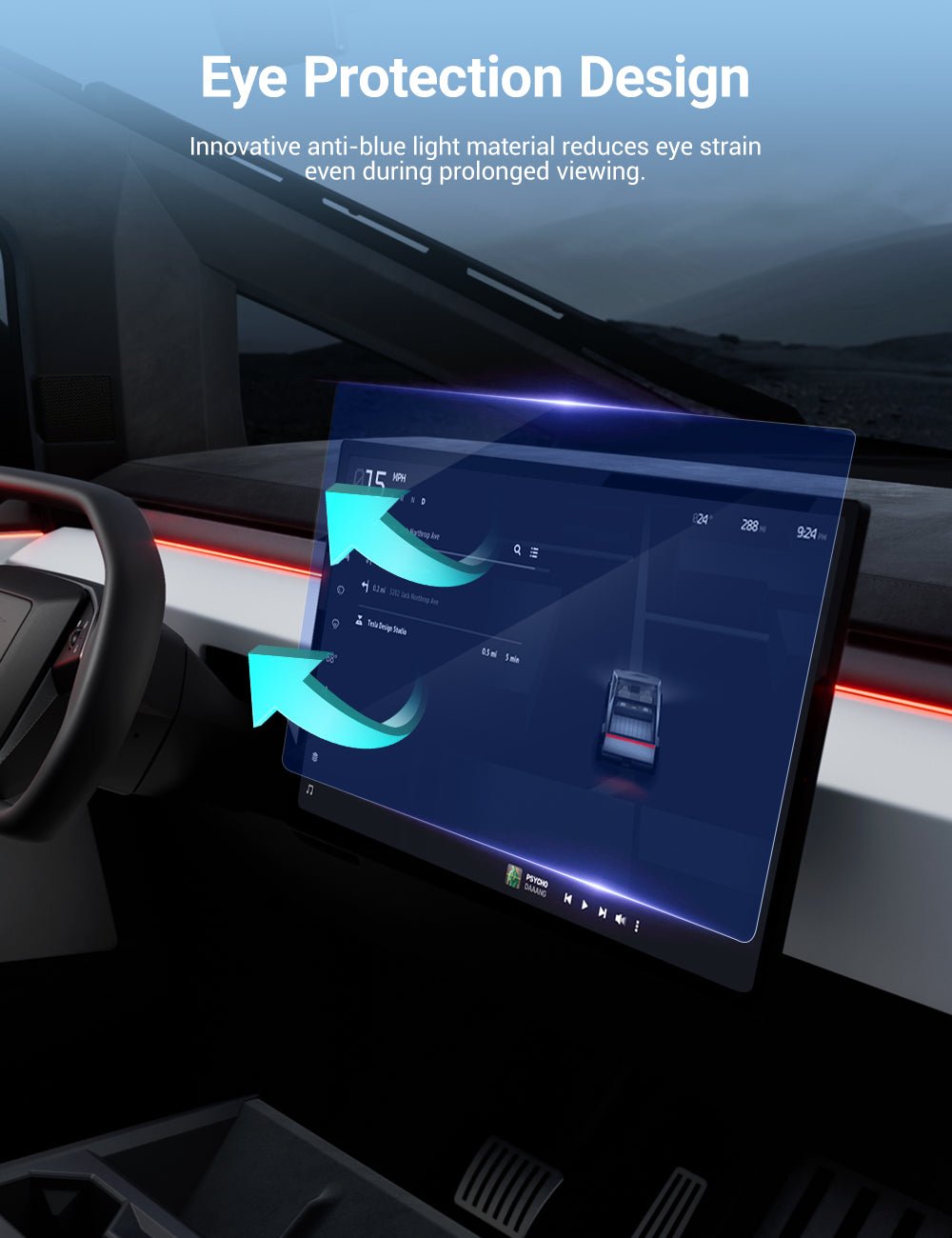 Tempered Screen Protector for Cybertruck