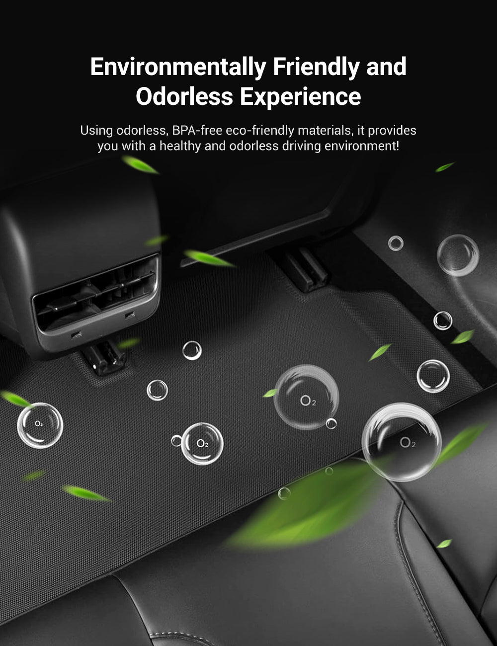 TESERY All Weather 3D Floor Mats for Tesla Model Y & Model 3 Highland