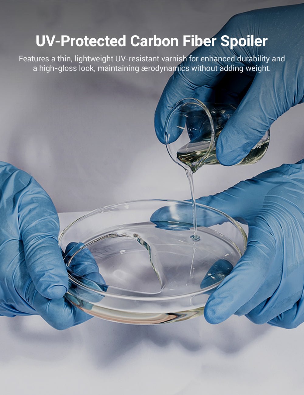 TESERY Spoiler Performance Style for Model Y / Model 3 Highland - Dry Carbon Fiber Exterior Mods