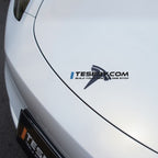 TESERY Logo Cover Front Badge Rear Letters Emblem for Tesla Model 3 / Y - Real Carbon Fiber Exterior