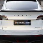 TESERY Logo Cover Front Badge Rear Letters Emblem for Tesla Model 3 / Y - Real Carbon Fiber Exterior