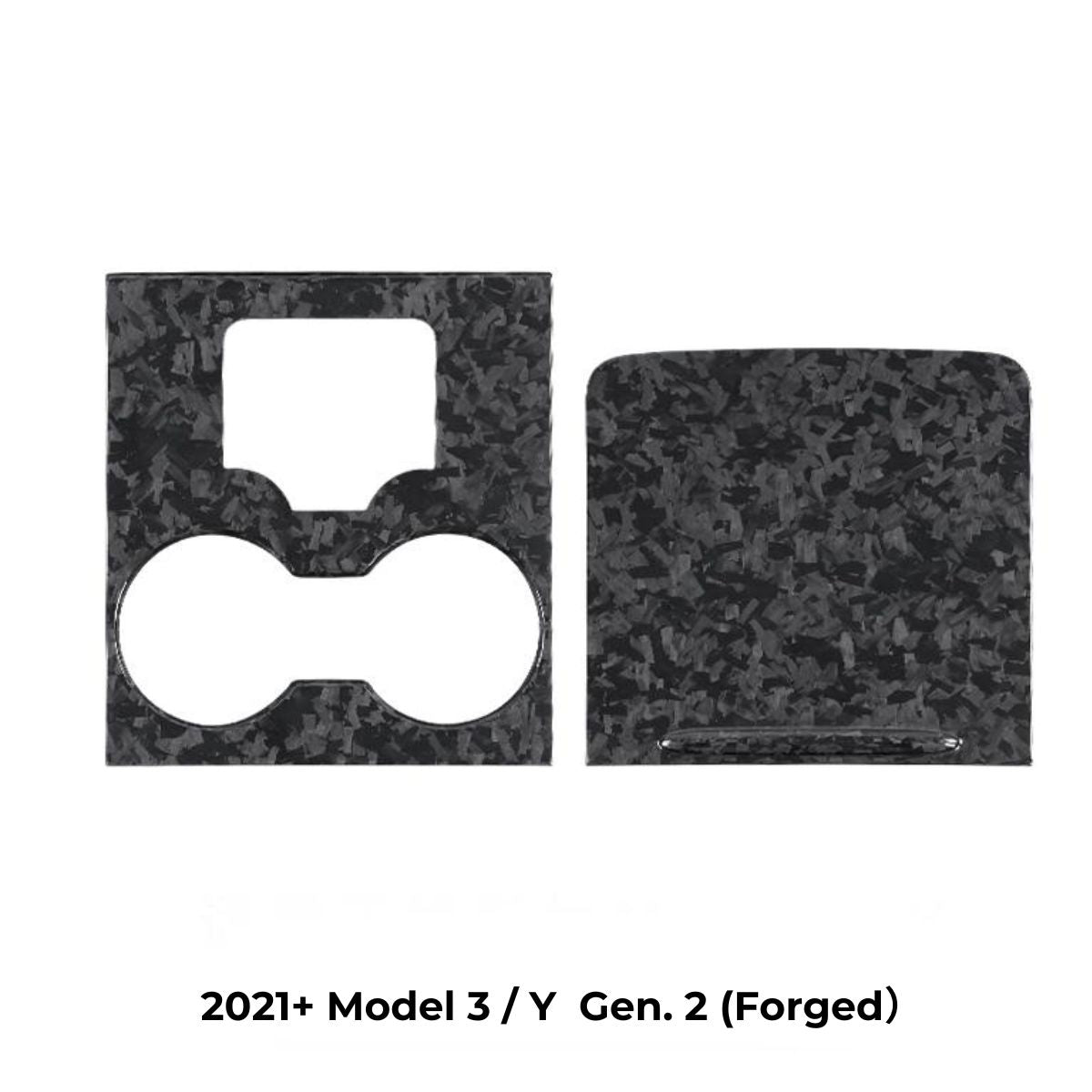 Tesla Model 3 / Y Center Console Wrap Cover  (Gen. 1 & 2 & 3) - Carbon Fiber Interior Mods