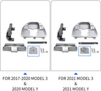 TESERY Tesla Model Y / Model 3 Highland Screen Swivel Rotating Mount Kit (Fits RHD & LHD)