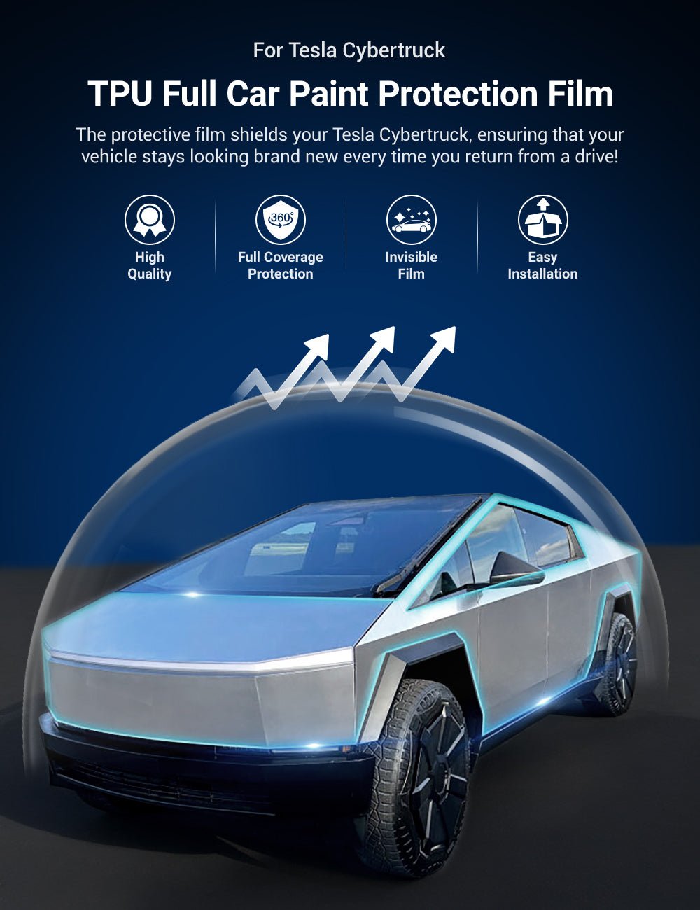 TPU Full Car Paint Protection Film for Cybertruck