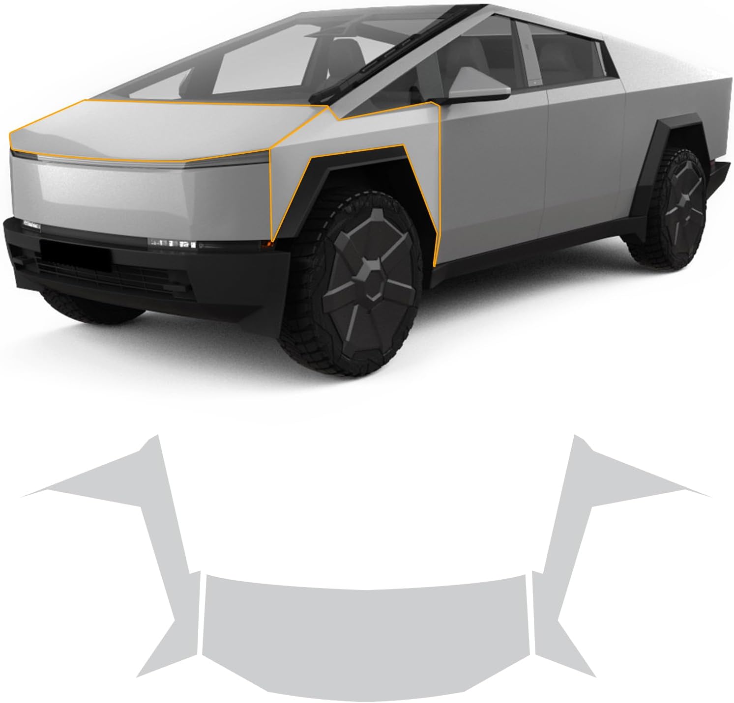 TPU Full Car Paint Protection Film for Cybertruck