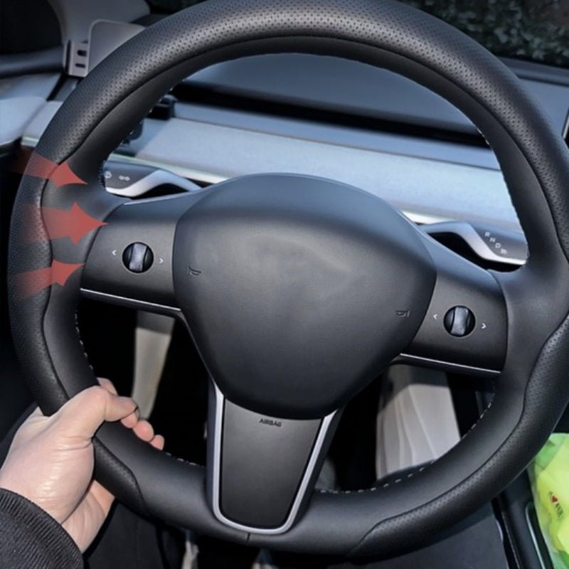 Ultra-thin Steering Wheel Cover for Tesla Model 3/Y/X/S
