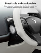 Ultra-thin Steering Wheel Cover for Tesla Model 3/Y/X/S