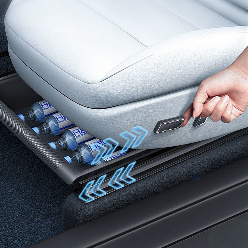 Forward/Rearward Under Front Seat Storage Box for Tesla Model Y Juniper