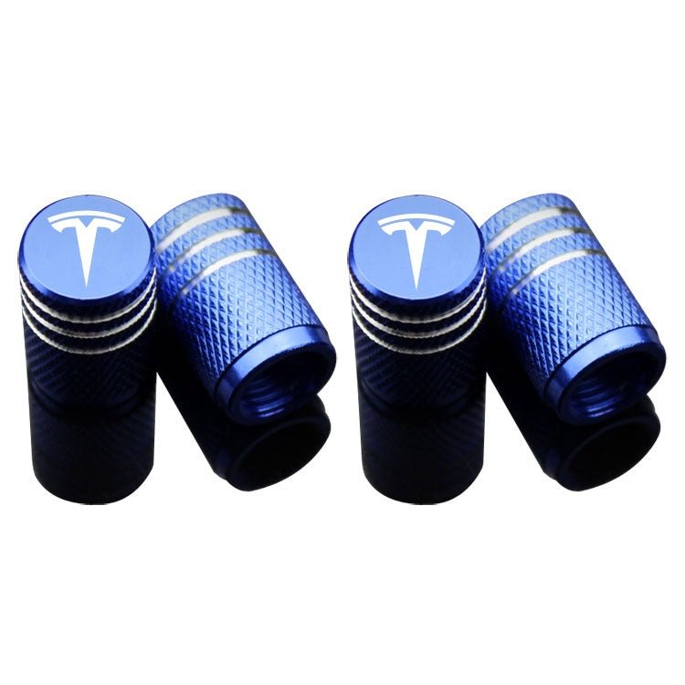 Valve Stem Caps 4 Pack Fit Suitable for Tesla 3/Y/S/X 2017-ON